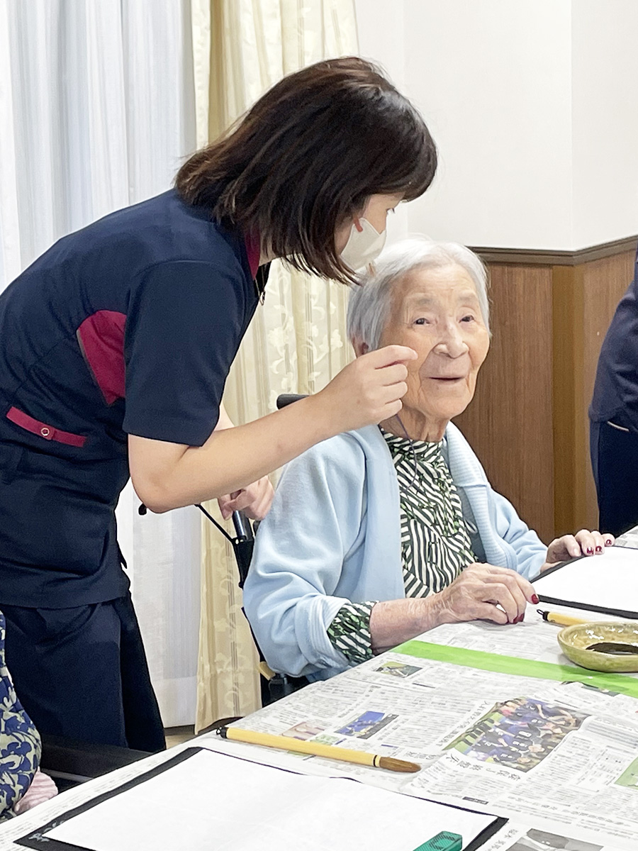 書道&塗り絵レク